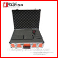 China Top Quality Orange Fireproofing Board Aluminum Tool Case With Foam Padding And Dividers